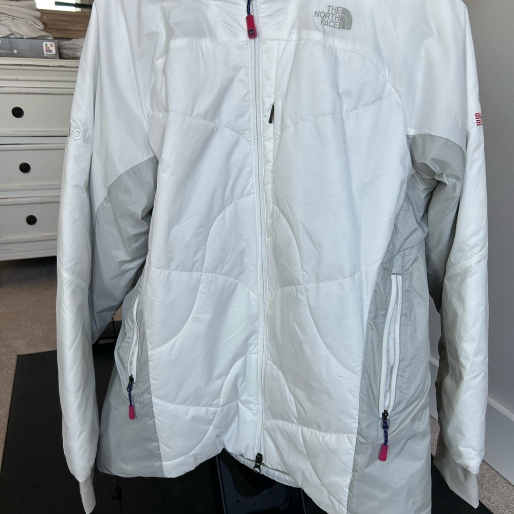 The North Face Hooded Jacket, White XL